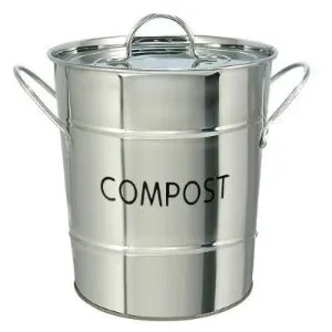 Compost Pail Stainless Steel-3.2L