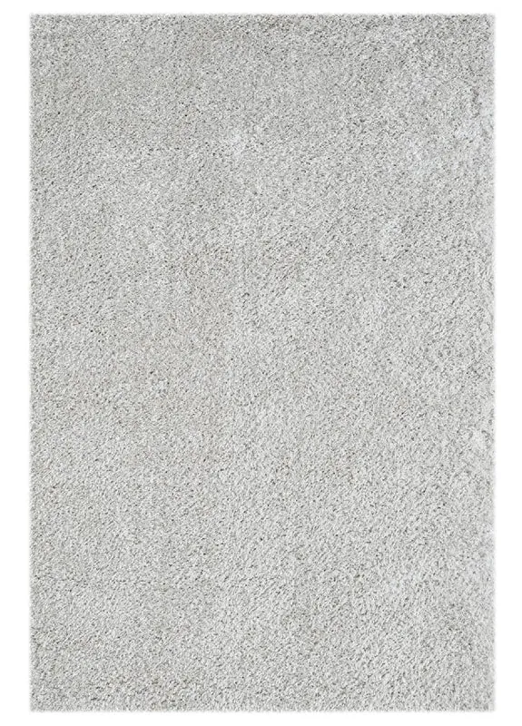 Fluffy and comfortable Cloud/Gray Plain Shag Rug