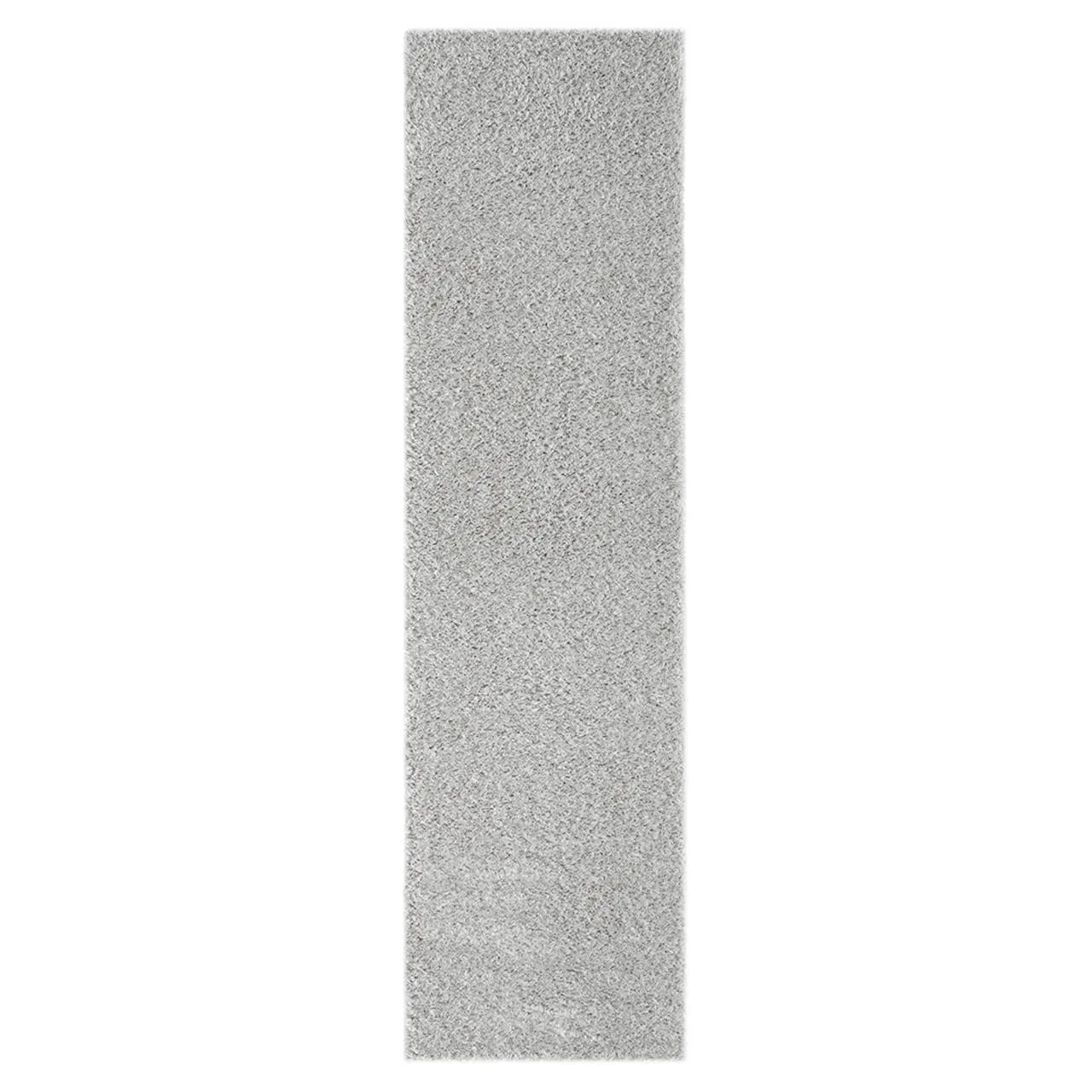 Fluffy and comfortable Cloud/Gray Plain Shag Rug