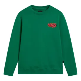 Kids Tagged Crew Sweater Verdant Green