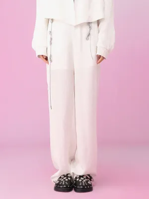 MUKZIN New White Comfortable Suit Pants