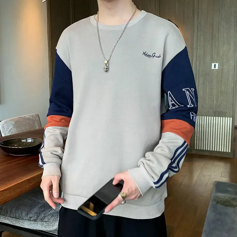 New Korean Style Trendy Men's Casual Sweatshirt