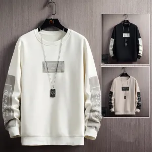 Round Neck Loose Trendy Sweatshirt