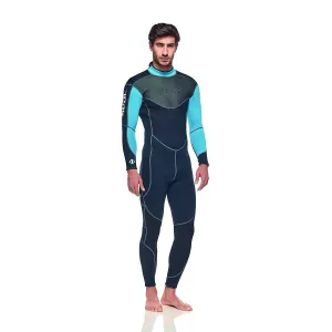 Seac 3mm Mens Sense High Stretch Comfortable Neoprene Full Wetsuit